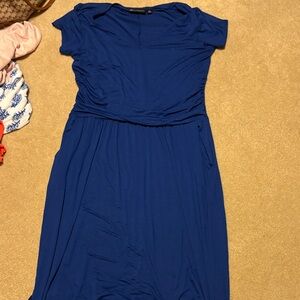 Elegant Blue Women's Dress